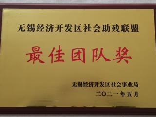 无锡经济开发区社会助残联盟最佳团队奖