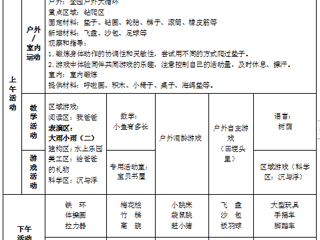 中二班第十九周周计划