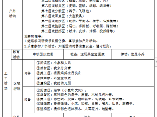 小三班第五周工作计划（2023.10.7-10.8）