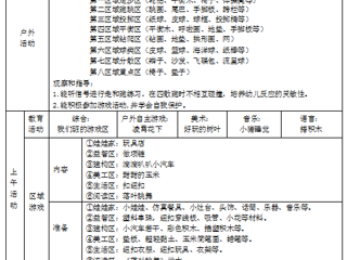 小一班第七周周计划（2023.10.16——10.20）