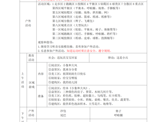 小七班第五周工作计划（10.7-10.8）