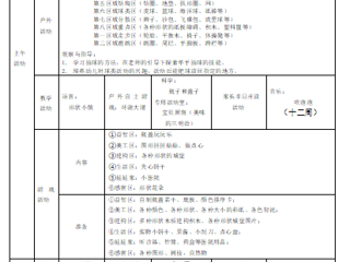 小二班第十二周周计划（2023.11.20-11.24）