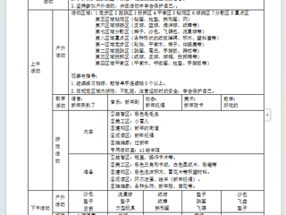 小八班第十九周周计划