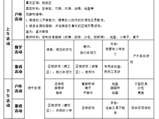 大六班第十七周周计划（2024.6.10—6.14）