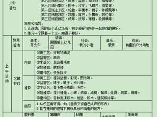  小四班第二周工作计划（2024.09.11-2024.09.15）