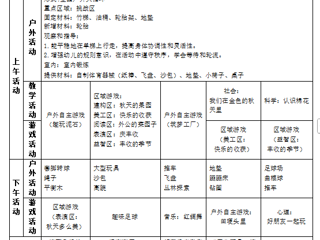 大六班第九周周计划（2025.10.27—11.1）