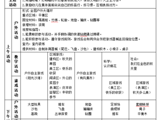 大一班第九周工作计划（2025.10.27-10.31）