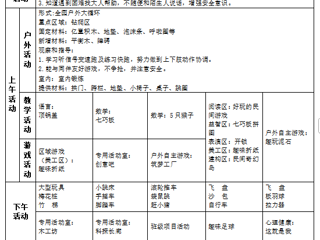 中一班第十三周周计划（2025.11.24——2025.11.28）