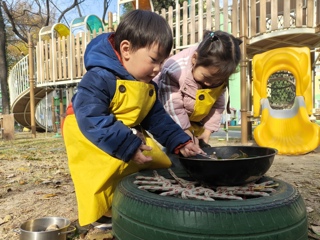 有趣的户外娃娃家