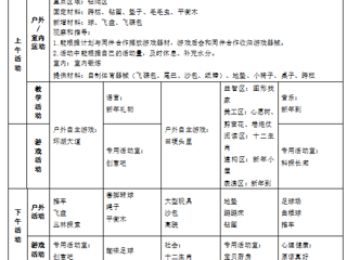 大六班第十九周周计划（2026.1.5-1.9）